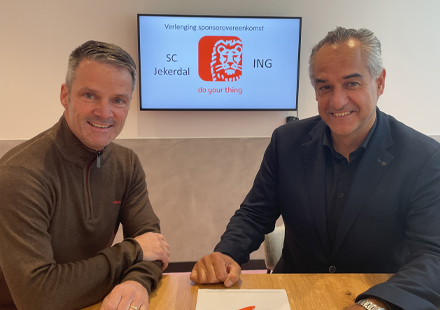 ING Nederland en SC Jekerdal verlengen sponsoring met 3 jaar